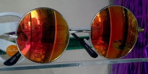 Orange Tinted Sunglasses