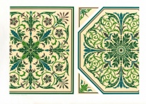 Ornament Vintage Art Nouveau Style