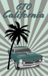 Retro Muscle Car Poster