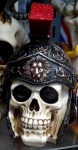 Skull Wearing Gladiator Helmet