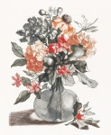 Still Life Bouquet Vase Vintage