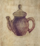 Teapot. Pencil Sketch