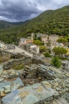 Village Of Nonza In Corsica