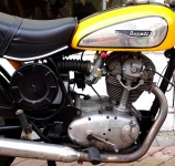 Vintage Ducati Motorcycle Engine