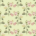 Vintage Floral Wallpaper Background