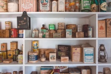 Vintage Shop Shelves