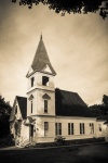 Vintage Wooden Church