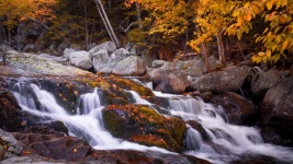 Waterfall In Fall