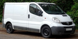 White Cargo Delivery Van