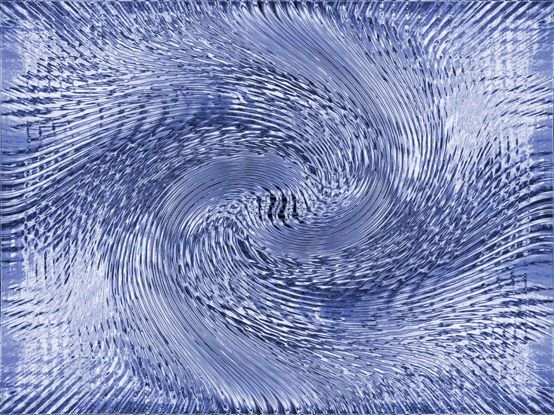 A Blue Metallic Twirl Pattern