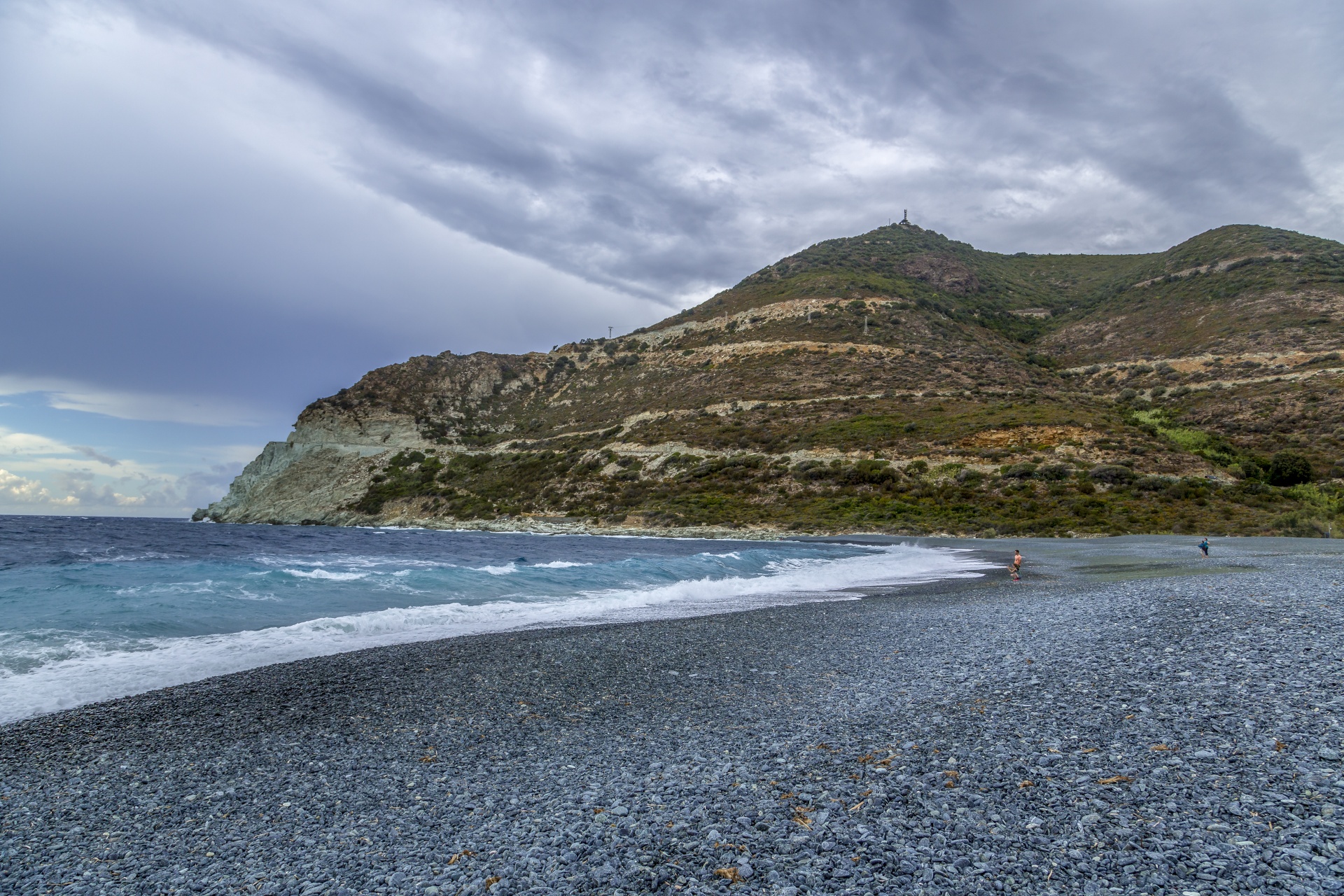 Black Beach At Nonza Corsica