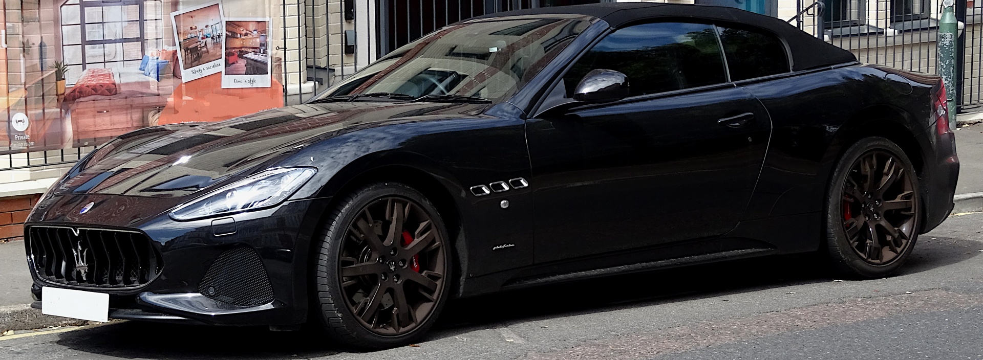 Black Maserati Coupe Car