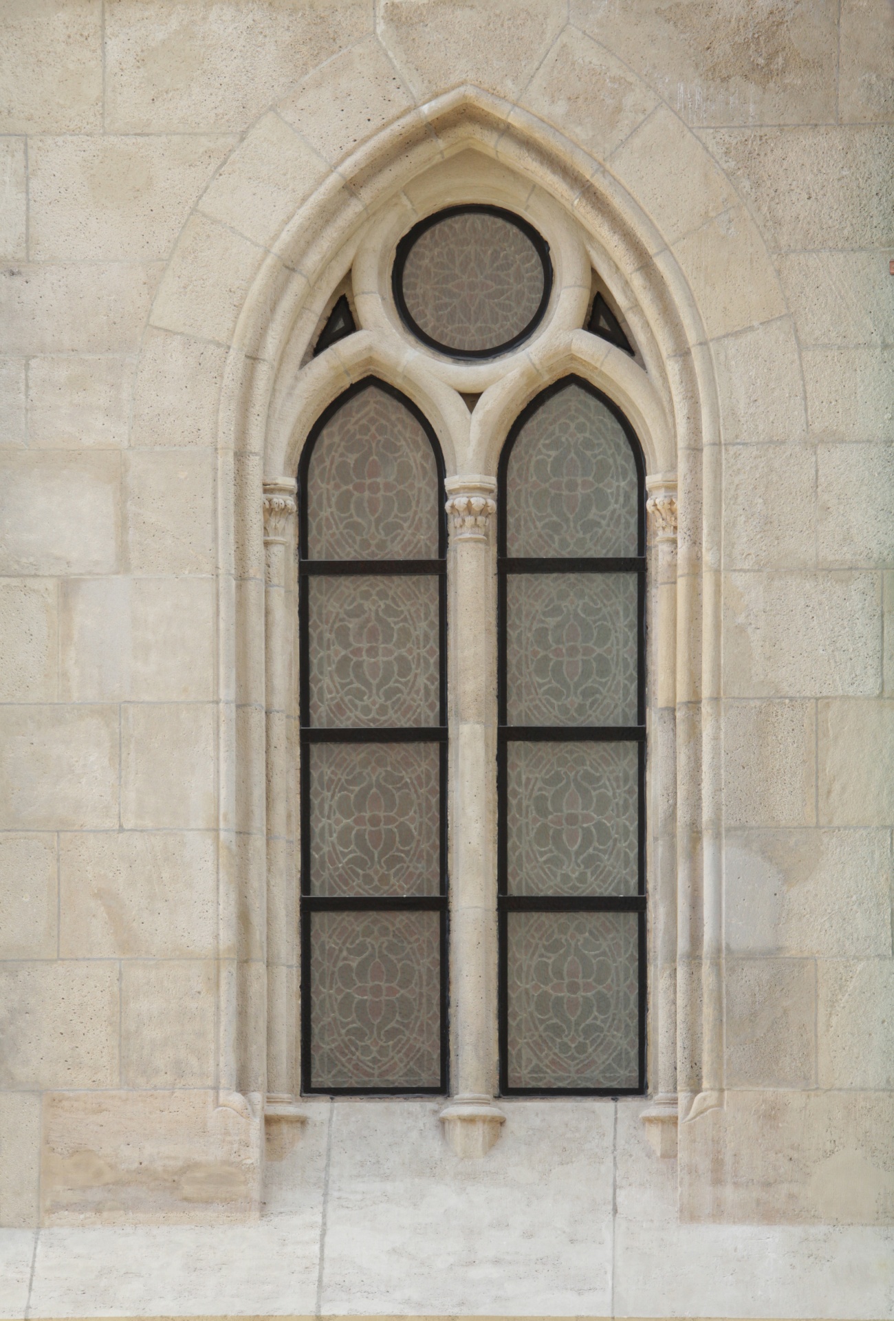 Gothic style church, decorated window.