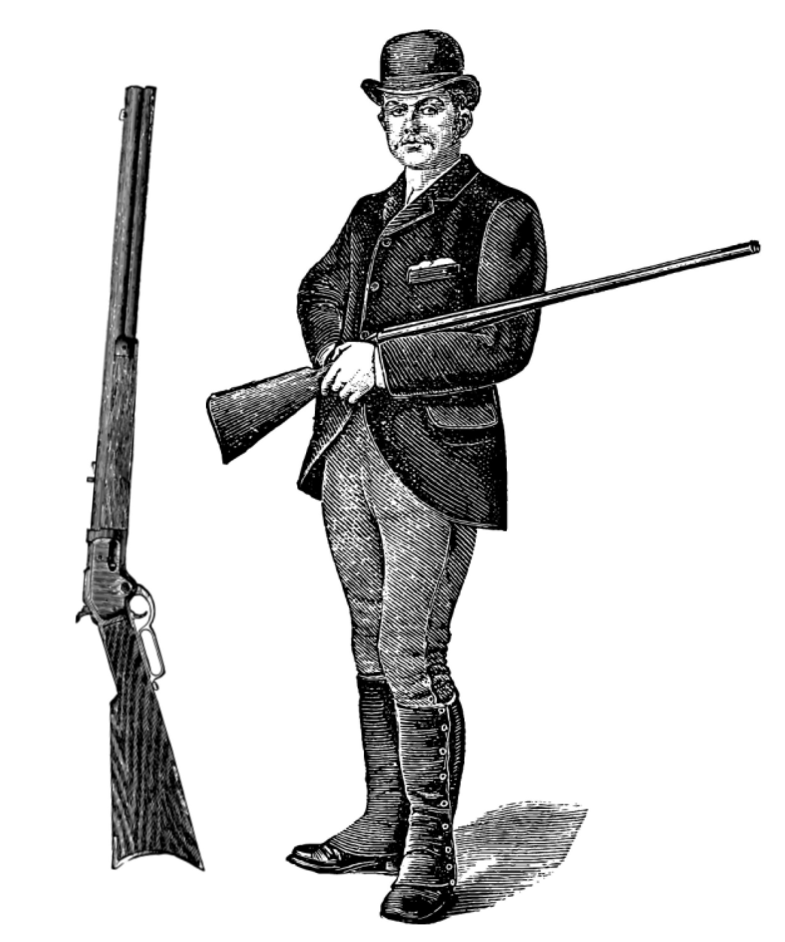 man holding a rifle