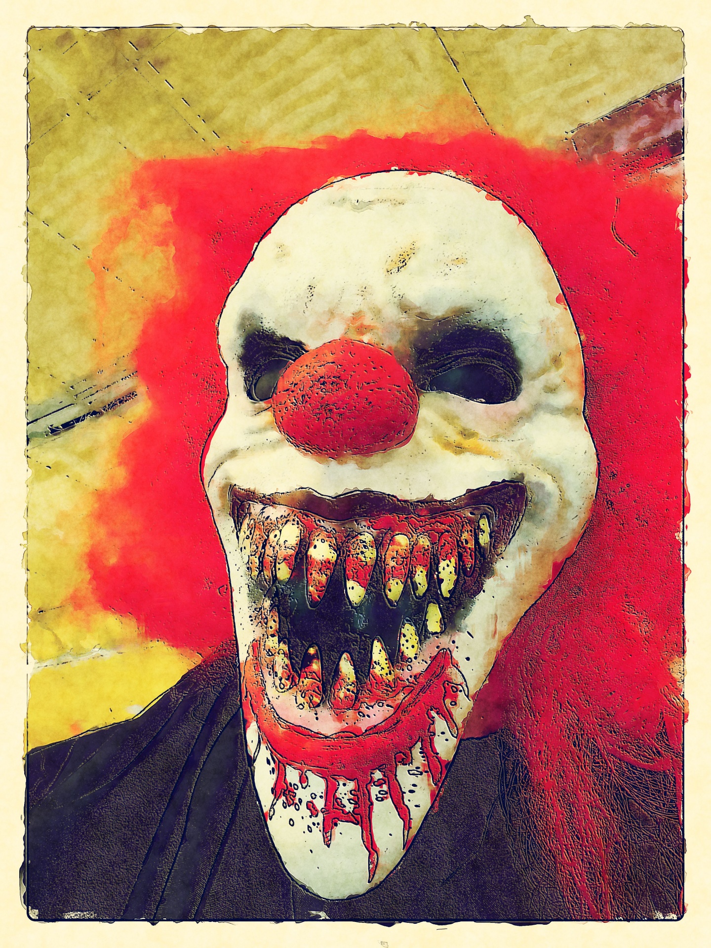 Bloody Face Clown