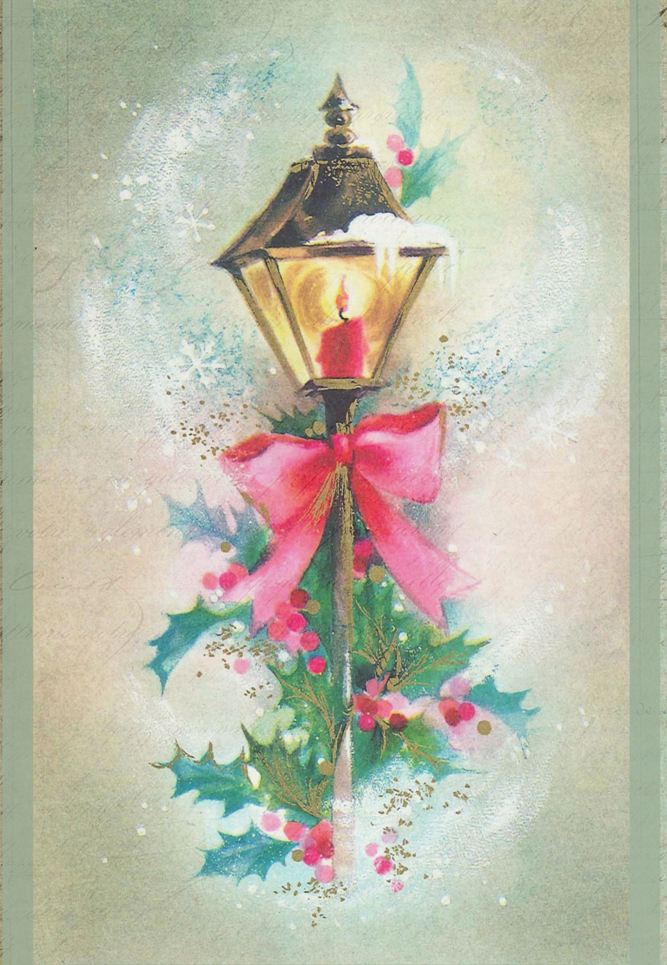 Vintage Christmas Poster