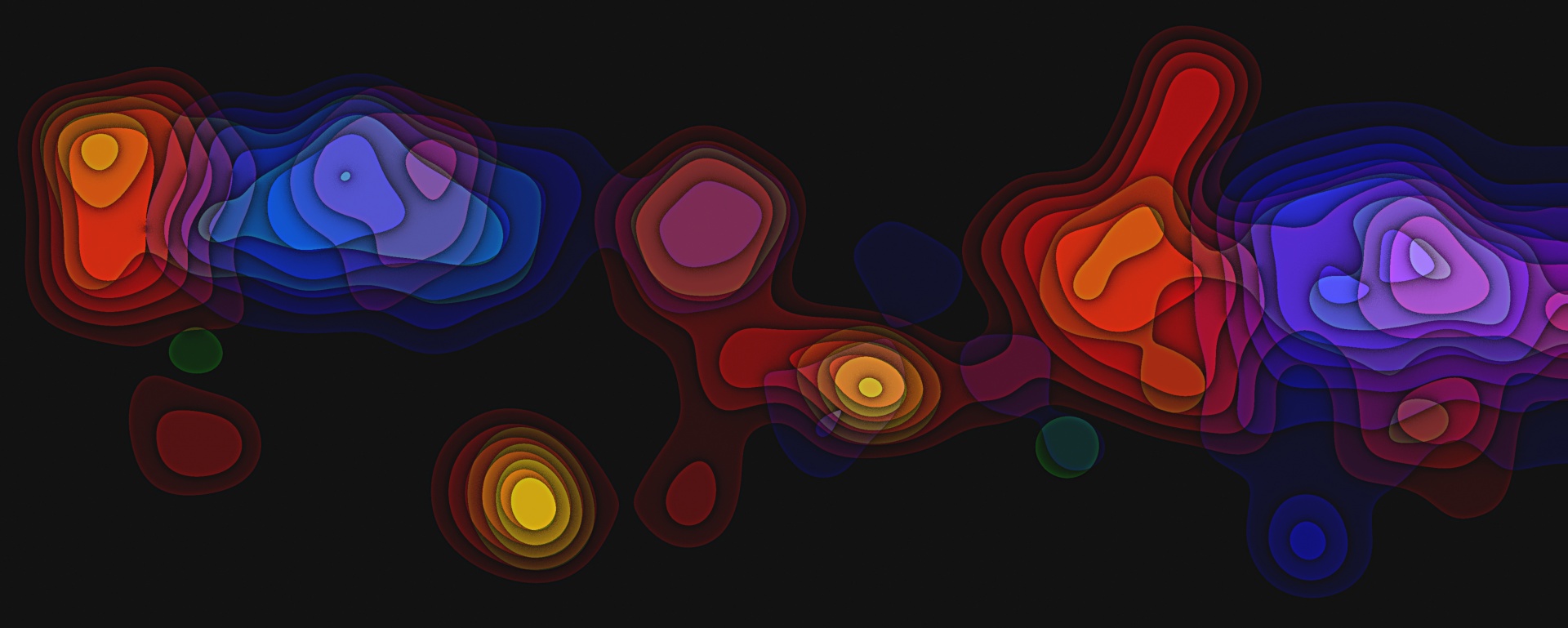 Neon Abstract Banner