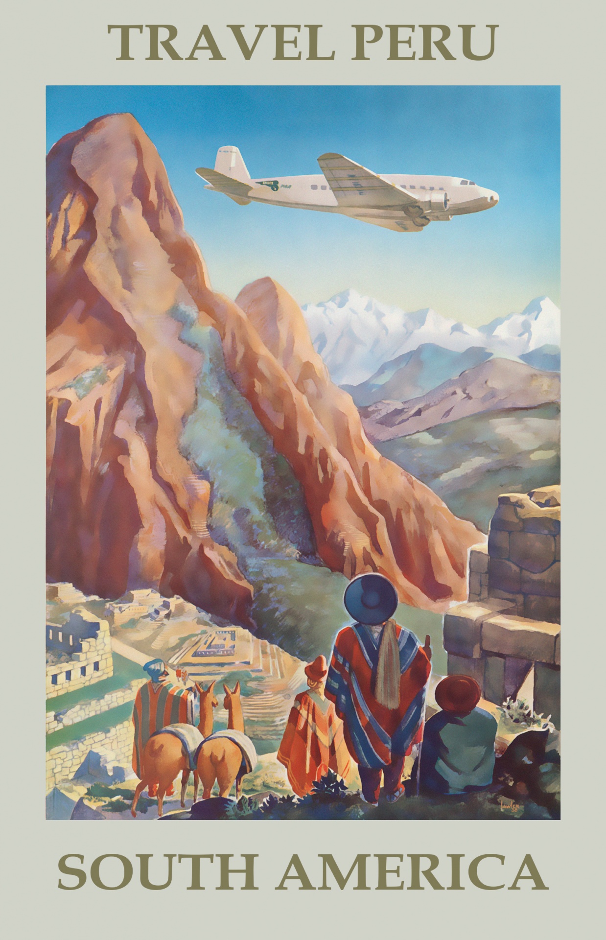 Peru Travel Poster