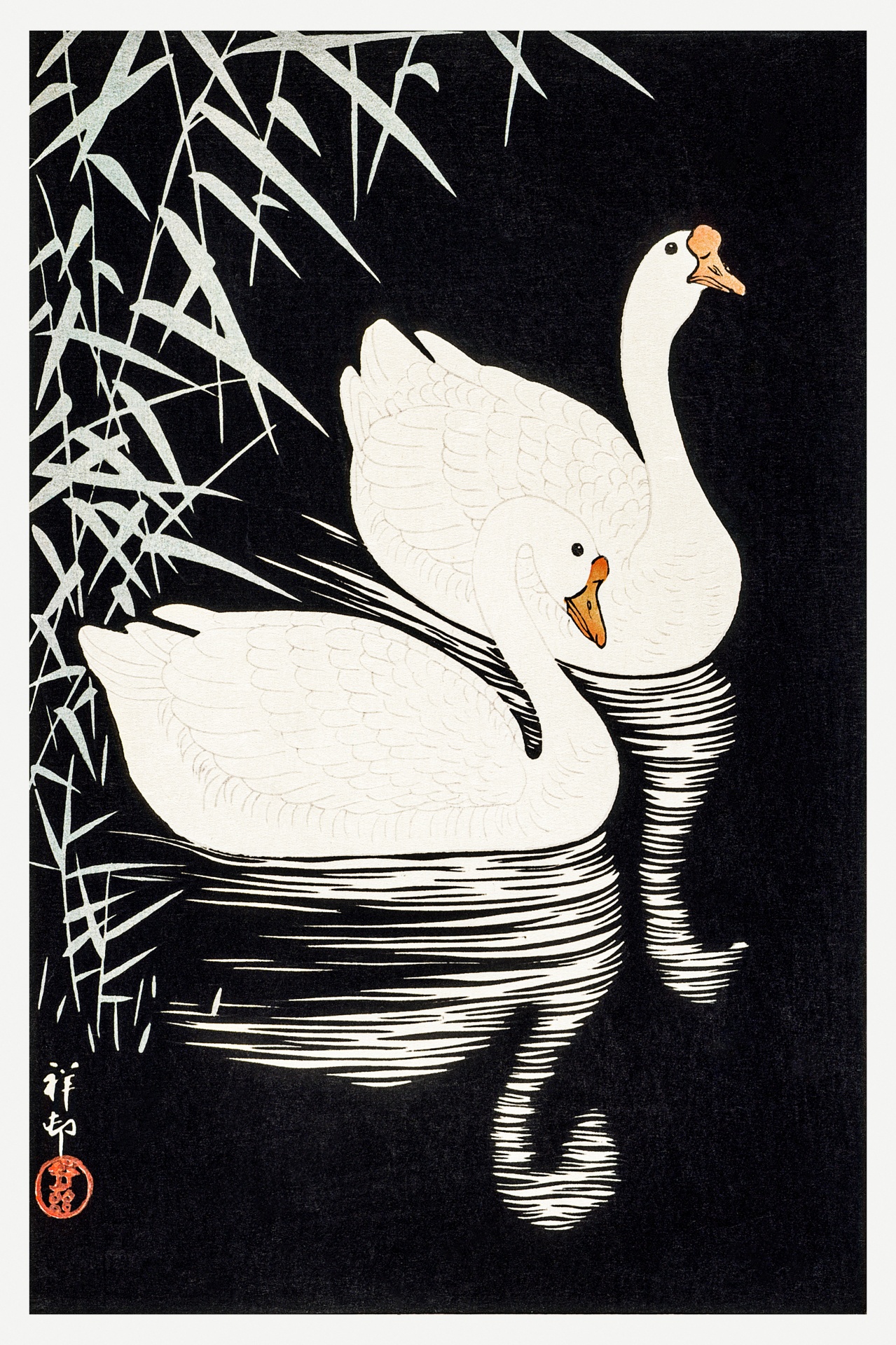 Swan Bird Art Vintage