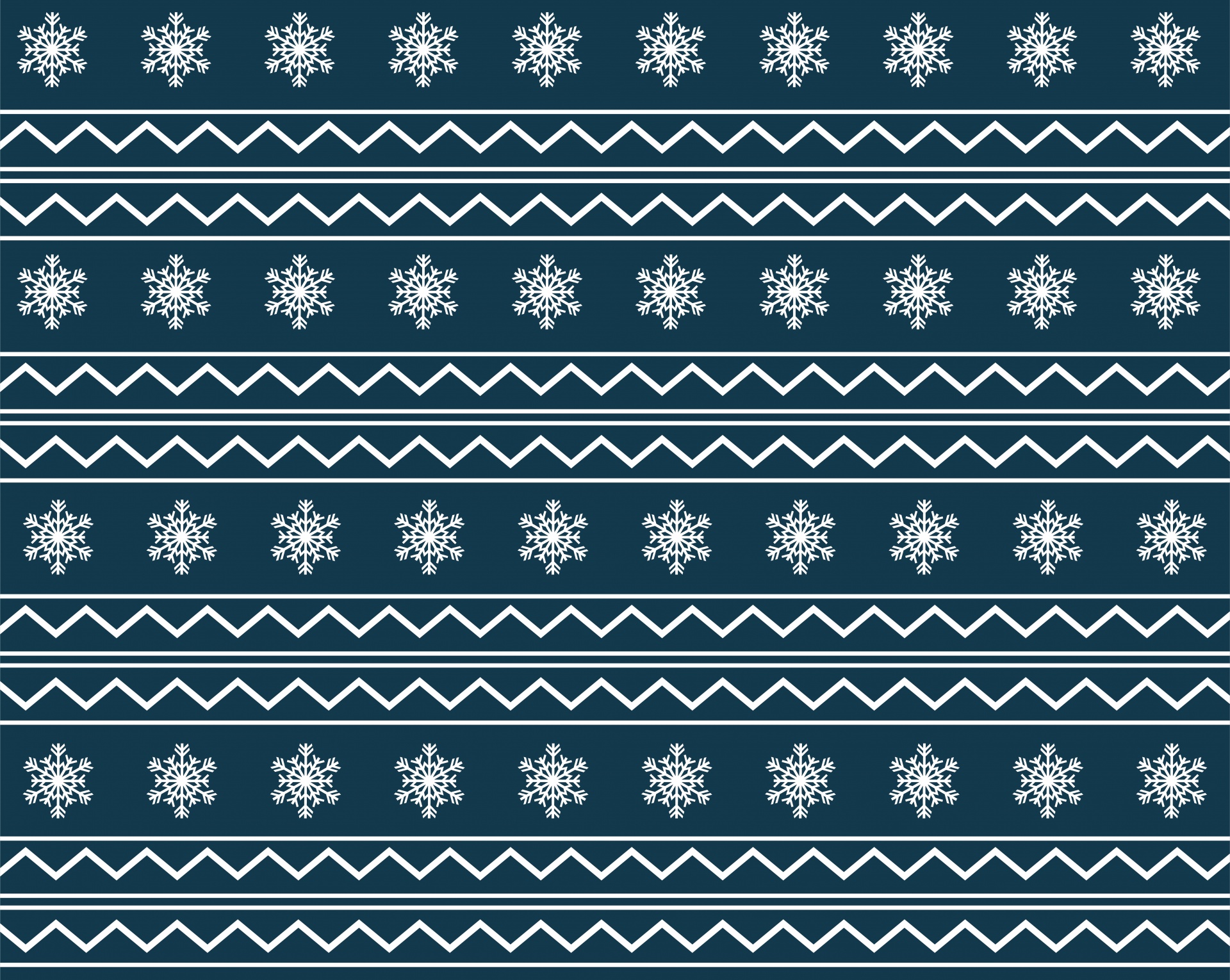 Fabric winter pattern