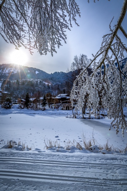 Schöne Winterlandschaft Kostenloses Stock Bild - Public Domain Pictures