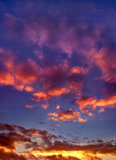 Himmel Sonnenuntergang Hintergrund Kostenloses Stock Bild - Public Domain  Pictures