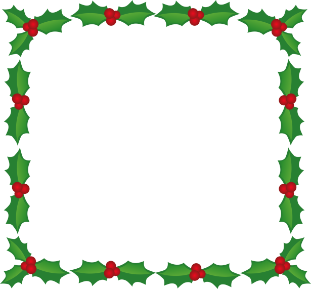 Holly Frame Illustration Free Stock Photo - Public Domain Pictures