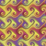 Abstract Waves Swirl Background
