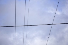 Electric Cables In The Sky