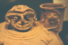 Ceramic Statue In A Museum