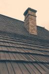 Chimney And Shingle Roof