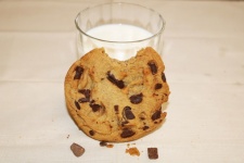 Chocolate Chip Cookie And Milk