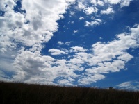 Expanse Of Blue Sky & Clouds