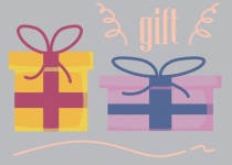 Gift Boxes Clipart Illustration