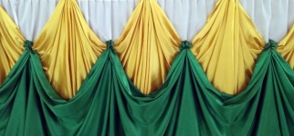 Green Gold Velvet Curtain Drapes