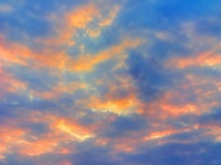 Sky Clouds Sunset Photo