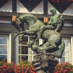 Horse And Rider Statue