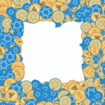 Jewish Symbols Frame