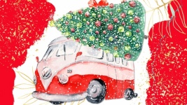 Christmas VW Bus