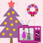Retro Christmas TV