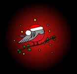 Christmas Robin Illustration