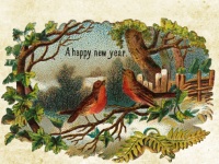 Vintage New Year Greeting