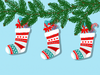 Christmas Stockings Illustration