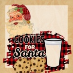 Cookies For Santa Retro