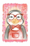 Penguin Cartoon With Glasses