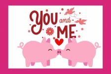Valentine Pigs