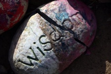 Painted And Engraved Rock
