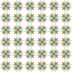 Abstract Seamless Flower Background