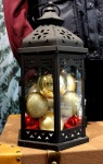 Lantern With Christmas Baubles