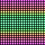 Pattern Checkered Rainbow Color